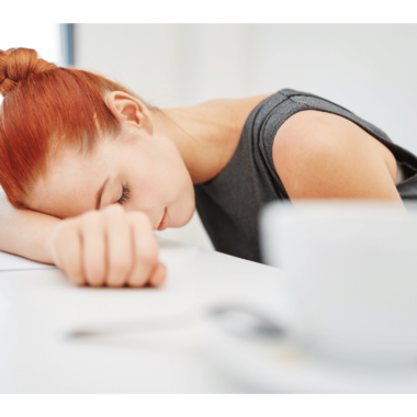 exhausted, burnt out mom