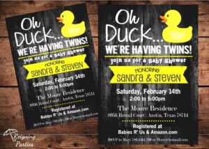 Twin Baby Shower Ideas - It's a Chaotic Life