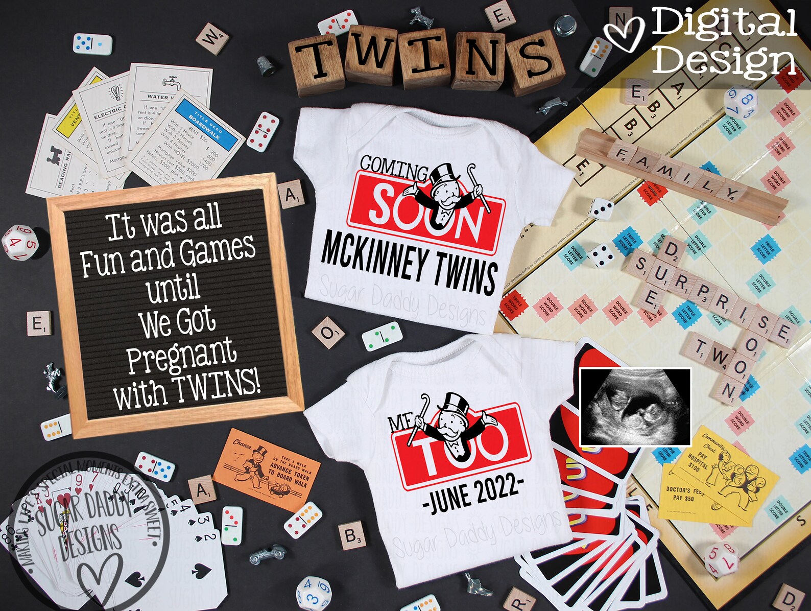 25 Best Twin Pregnancy Announcements - It's a Chaotic Life