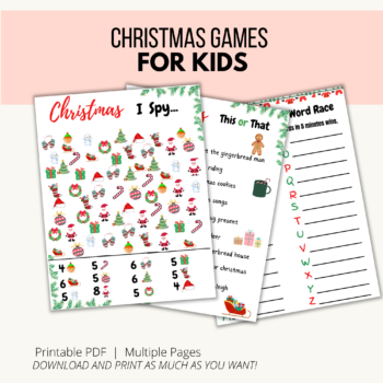 Holiday Games For Kids