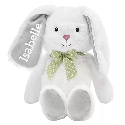 Let's Make Memories Personalized Hop 'N' Cuddle Plush Bunny - Easter Bunny for Kids