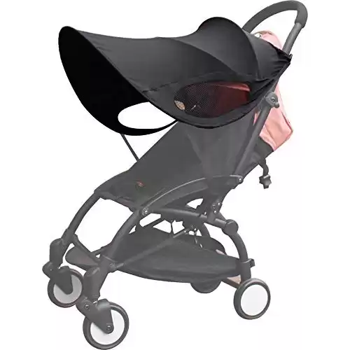 Baby Stroller Sun Shade Sun Protection Sun Shade for Strollers Car Seats Pram Pushchair Buggy Stroller Sunshade Parasol Sun Rain Shade Canopy Cover Awning Anti-UV Toddlers Stroller Canopy Sun Shade