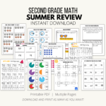 2nd Grade Math Summer Review - It's a Chaotic Life