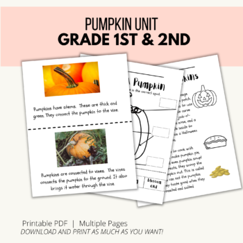 Pumpkin Unit Grades 1 -2
