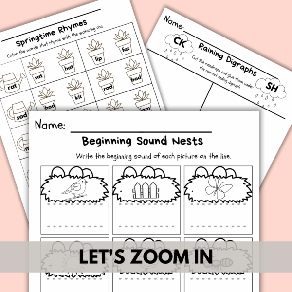Spring Phonics Early Elementary - Image 4